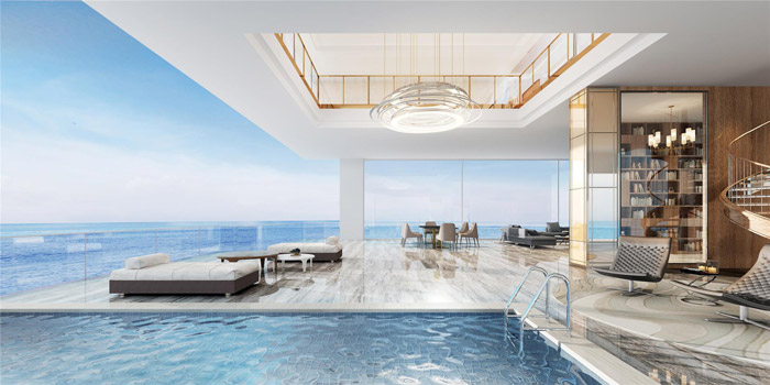 廈門帝景苑設計圖四，瑞地格樂亞克力游泳池