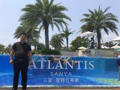 三亞海棠灣亞特蘭蒂斯七星級酒店亞克力無邊界泳池