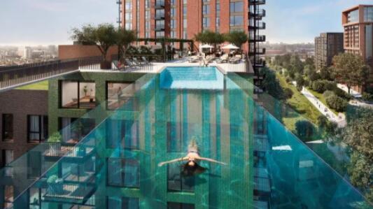 驚險刺激的空中游泳池,深圳市他拍檔科技有限公司