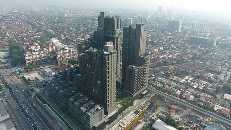 馬來西亞馬星地點公寓亞克力透明空中泳池一，瑞地格樂亞克力游泳池