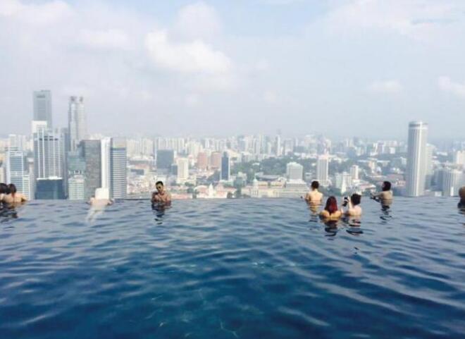 無邊游泳池一,瑞地格樂亞克力游泳池