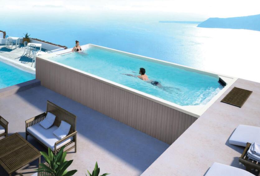 打造一個無邊際泳池要花多少錢,瑞地格樂亞克力游泳池